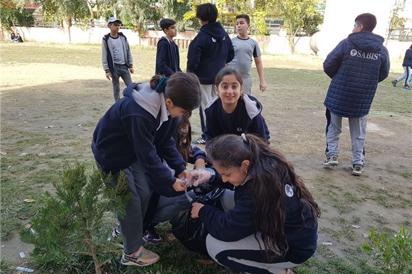 SARWARAN IS GR.7 to GR.10 STUDENTS CLEANING CAMPAIGN